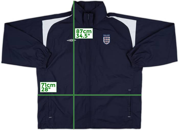 2007-09 England Umbro Hooded Rain Jacket - 10/10 - (XXL)
