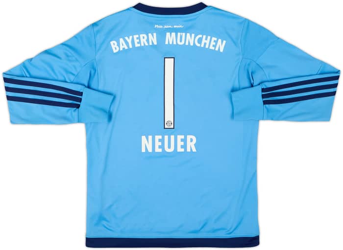 2015-16 Bayern Munich GK Shirt Neuer #1 - 8/10 - (M.Boys)