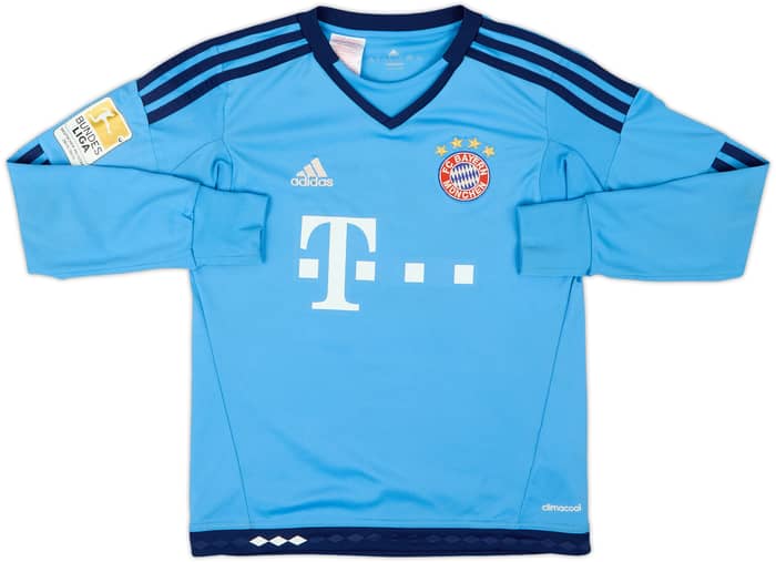 2015-16 Bayern Munich GK Shirt Neuer #1 - 8/10 - (M.Boys)