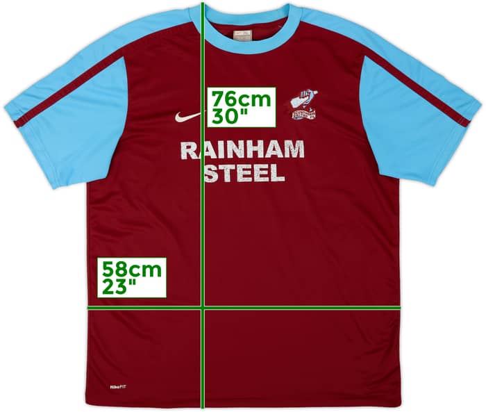 2010-11 Scunthorpe Home Shirt - 5/10 - (XL)