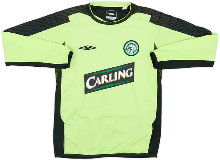 2004-05 Celtic GK Shirt - 9/10 - (S.Boys)