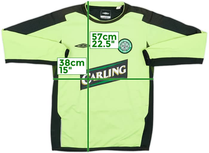 2004-05 Celtic GK Shirt - 9/10 - (S.Boys)