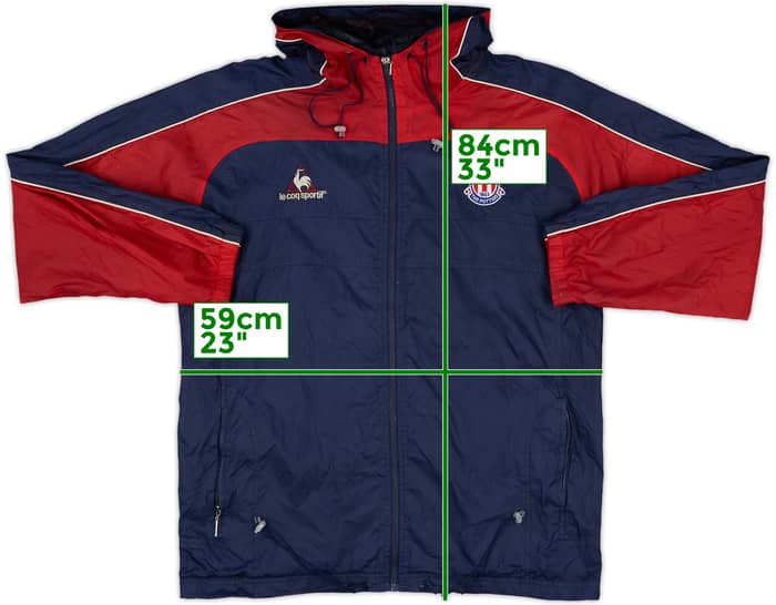 2002-03 Stoke City Le Coq Sportif Hooded Rain Jacket - 6/10 - (M)