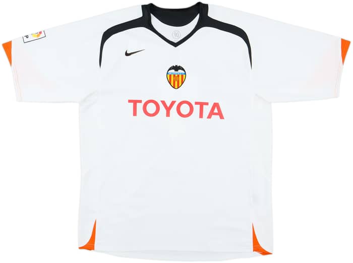 2005-06 Valencia Home Shirt David Villa #7 - 8/10 - (XL)