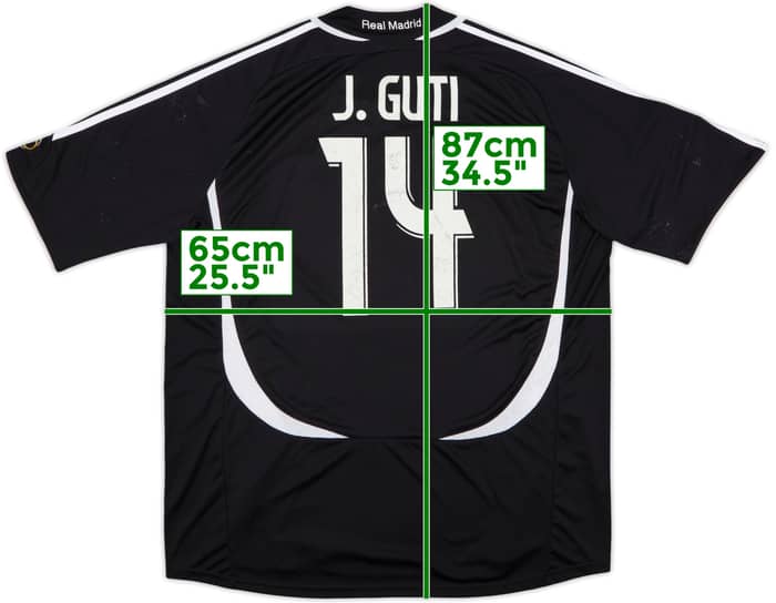 2006-07 Real Madrid Away Shirt J.Guti #14 - 5/10 - (XXL)