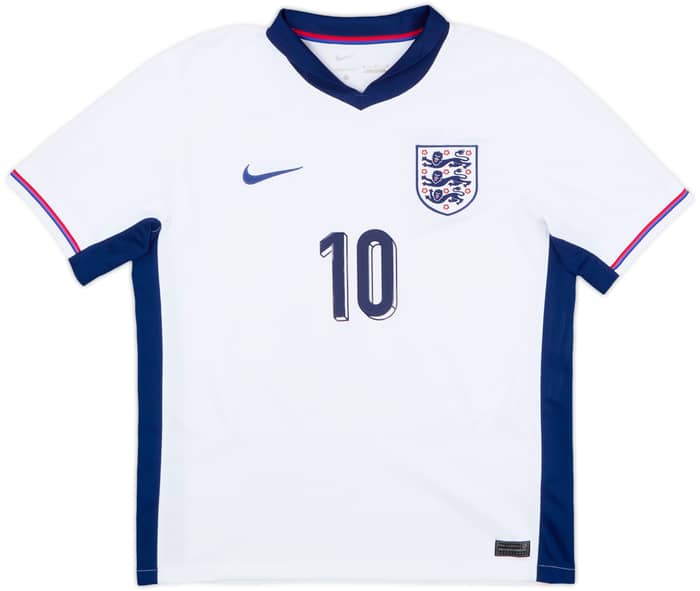 2024-25 England Home Shirt Bellingham #10 - 9/10 - (M)
