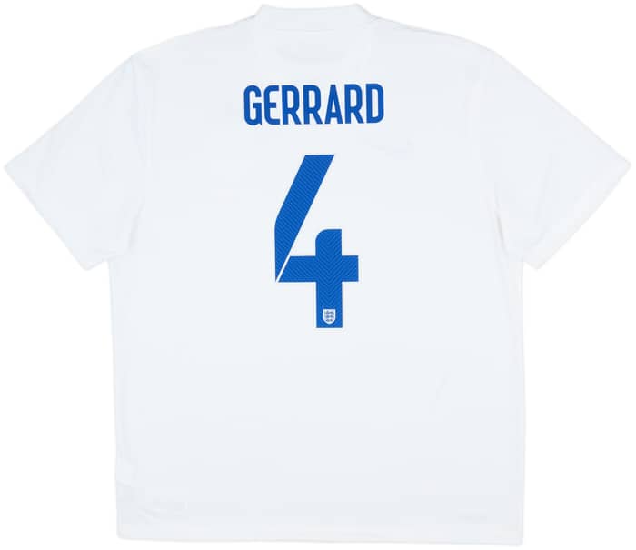 2014-15 England Home Shirt Gerrard #4 - 8/10 - (XL)