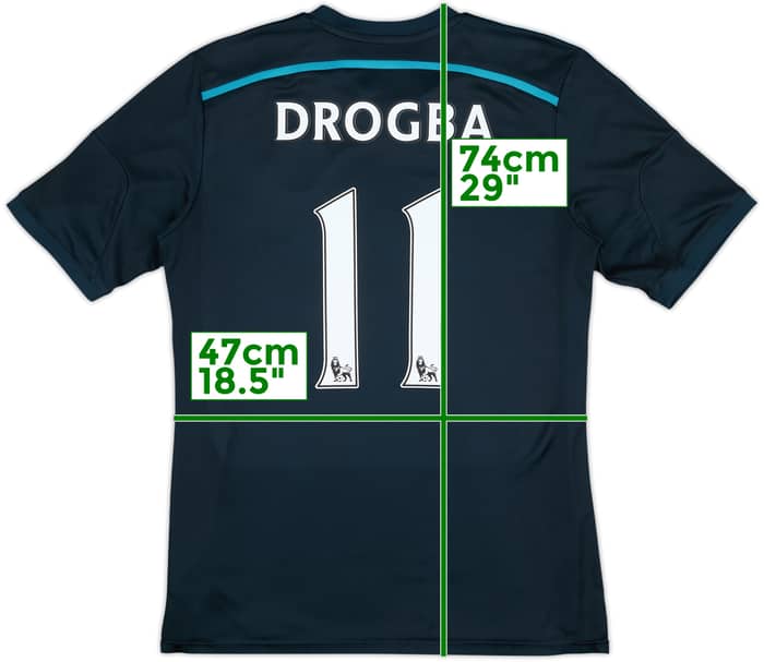 2014-15 Chelsea Third Shirt Drogba #11 - 6/10 - (L)