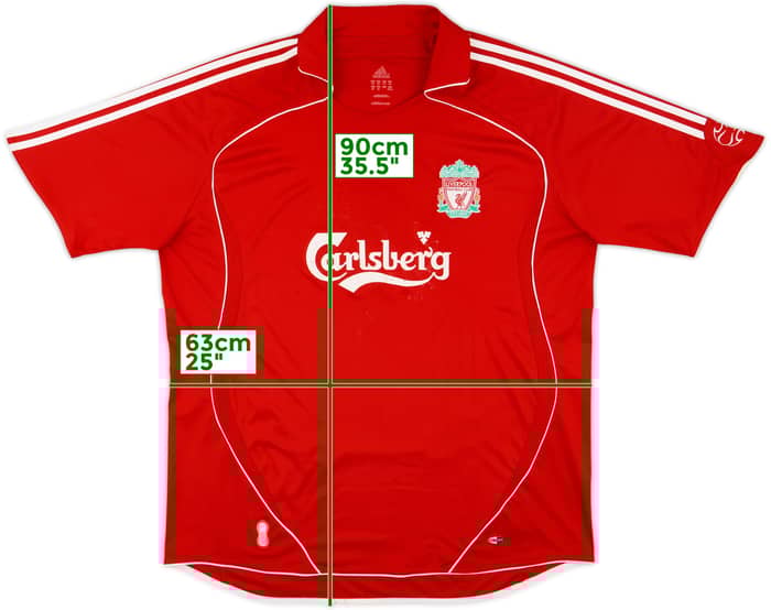 2006-08 Liverpool Home Shirt - 5/10 - (3XL)