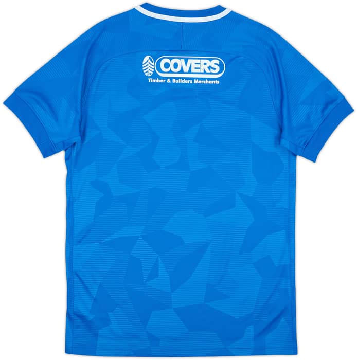 2018-19 Portsmouth Home Shirt - 9/10 - (M)