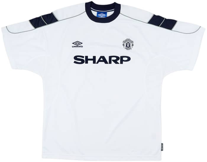 1999-00 Manchester United Third Shirt Beckham #7 - 9/10 - (XL)