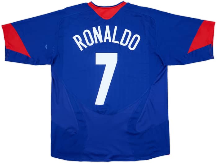 2005-06 Manchester United Away Shirt Ronaldo #7 - 6/10 - (L)