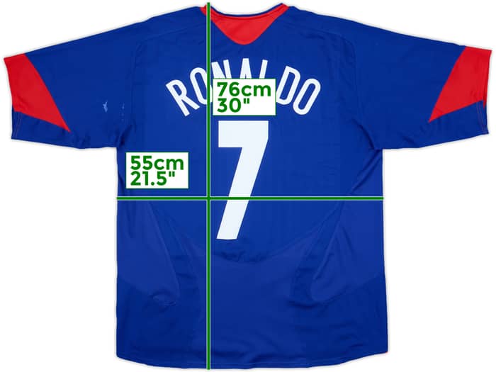 2005-06 Manchester United Away Shirt Ronaldo #7 - 6/10 - (L)