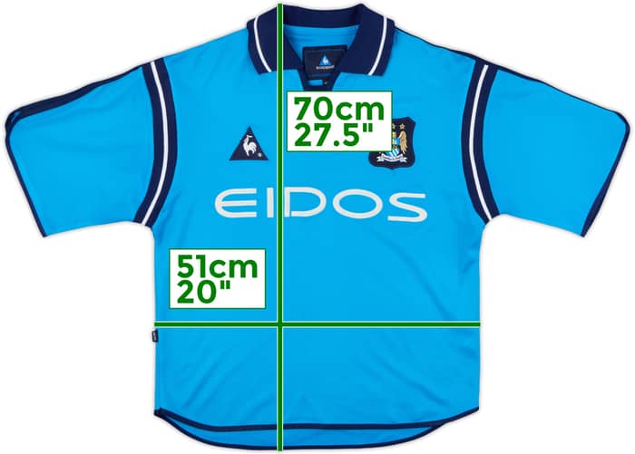 2001-02 Manchester City Home Shirt - 8/10 - (S)