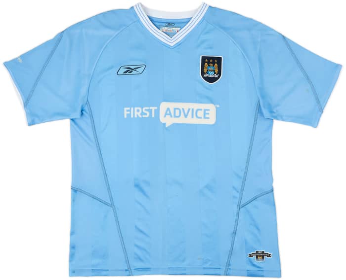 2003-04 Manchester City Home Shirt Anelka #39 - 8/10 - (M)