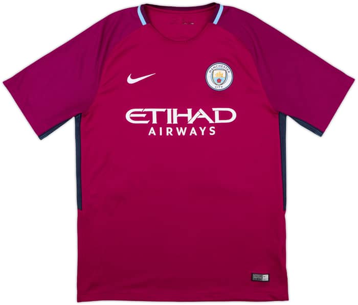 2017-18 Manchester City Away Shirt Kun Aguero #10 - 8/10 - (L)