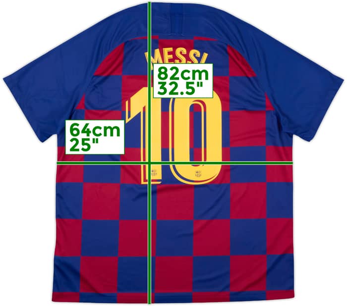 2019-20 Barcelona Home Shirt Messi #10 - 10/10 - (XXL)