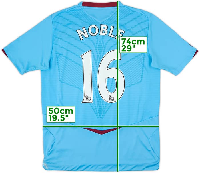 2008-09 West Ham Away Shirt Noble #16 - 6/10 - (M)