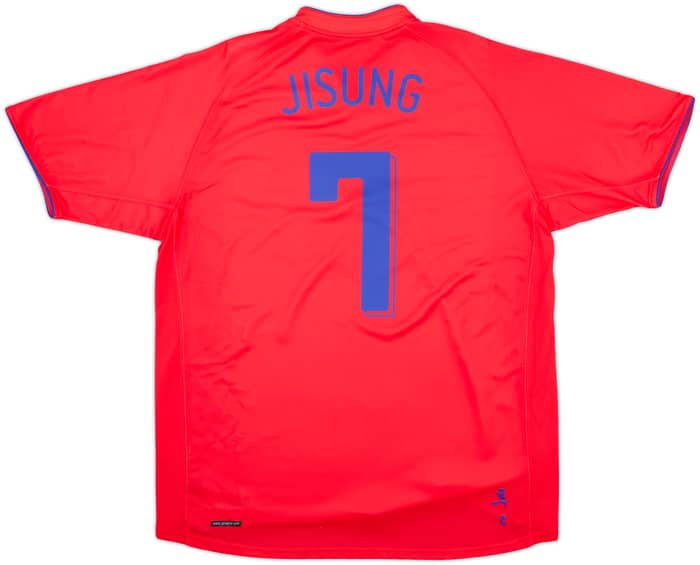 2006-08 South Korea Home Shirt Ji Sung #7 - 6/10 - (XXL)