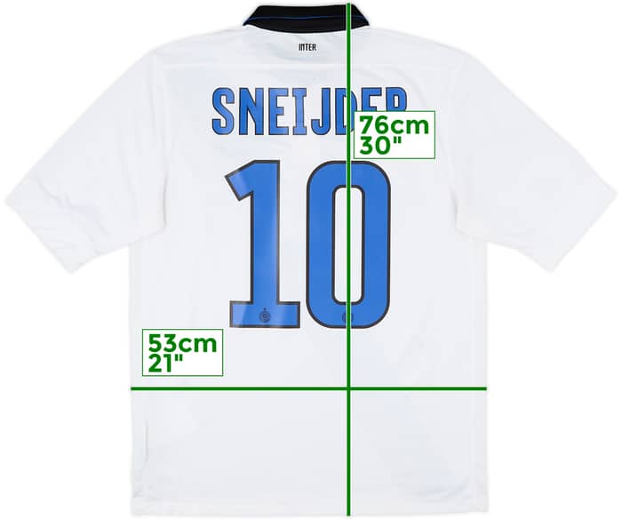 2011-12 Inter Milan Away Shirt Sneijder #10 - 8/10 - (M)