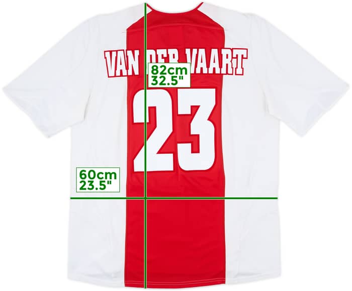 2005-06 Ajax Home Shirt Van der Vaart #23 - 8/10 - (XL)