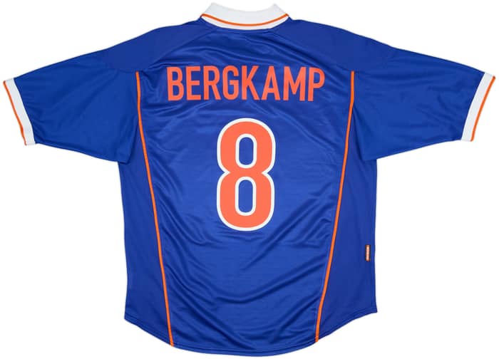 1998-00 Netherlands Away Shirt Bergkamp #8 - 9/10 - (L)