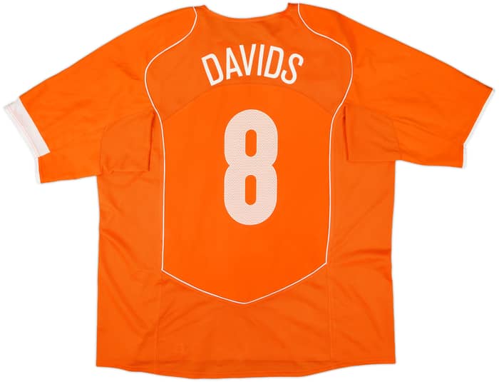 2004-06 Netherlands Home Shirt Davids #8 - 8/10 - (XXL)