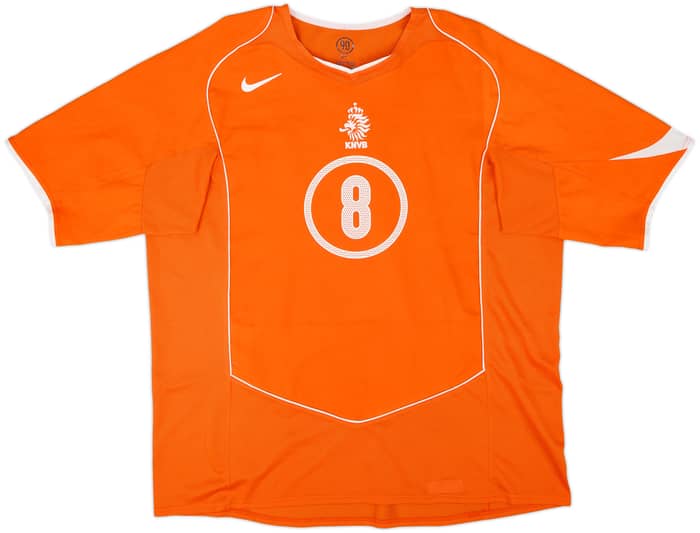 2004-06 Netherlands Home Shirt Davids #8 - 8/10 - (XXL)