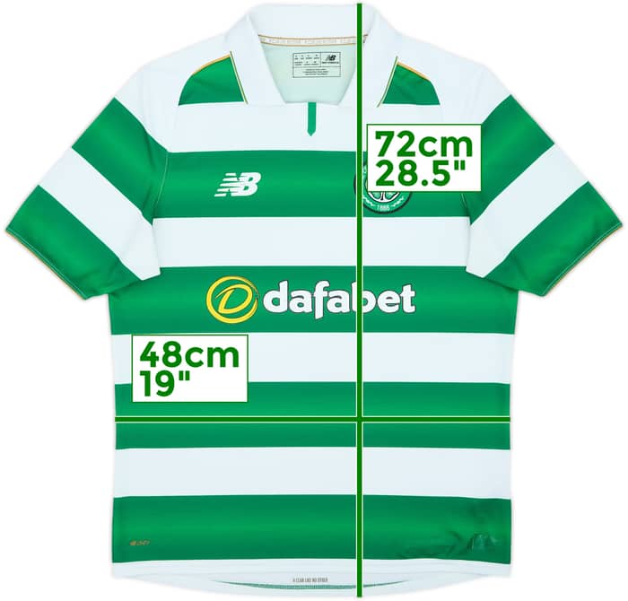 2016-17 Celtic Home Shirt - 7/10 - (S)