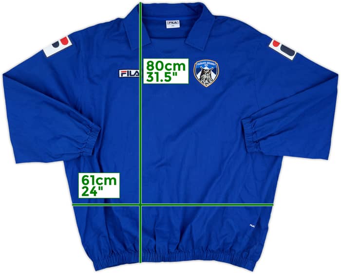 2012-13 Oldham Athletic Fila Drill Top - 6/10 - (XXL)