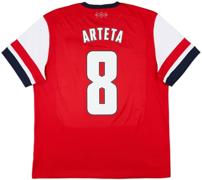 2012-14 Arsenal Home Shirt Arteta #8 - 8/10 - (XL)