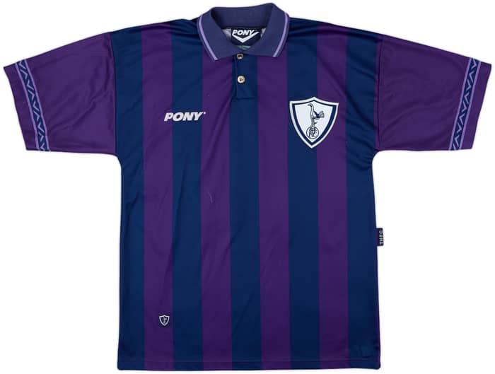 1995-97 Tottenham Away Shirt Sheringham #10 - 8/10 - (M)