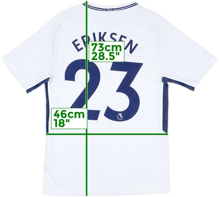 2017-18 Tottenham Home Shirt Eriksen #23 - 6/10 - (S)