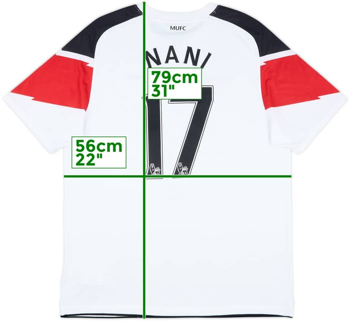 2010-12 Manchester United Away Shirt Nani #17 - 9/10 - (L)