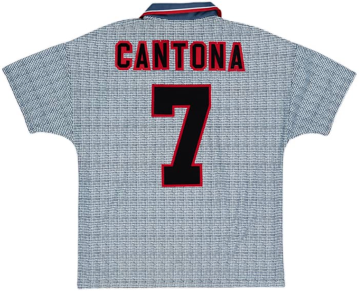 1995-96 Manchester United Away Shirt Cantona #7 - 8/10 - (M)