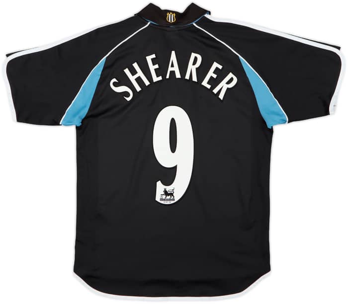2000-01 Newcastle Away Shirt Shearer #9 - 8/10 - (S)