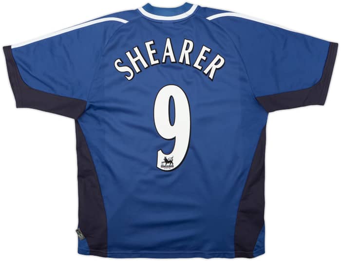 2001-02 Newcastle Away Shirt Shearer #9 - 7/10 - (M)