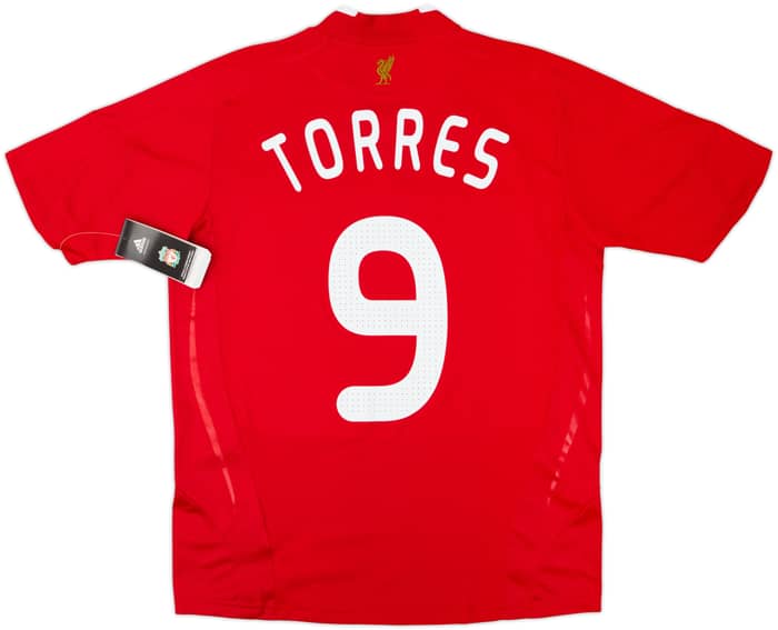 2008-10 Liverpool Home Shirt Torres #9 (XL.Boys)