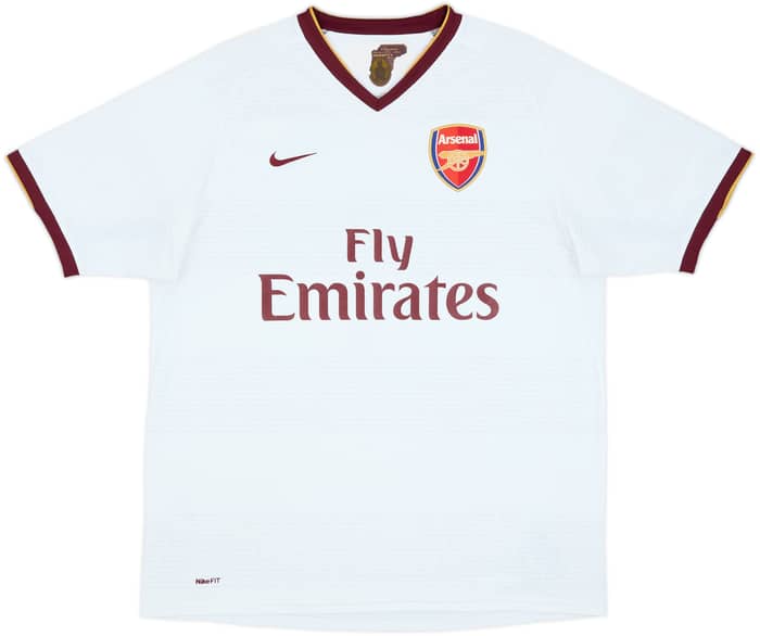 2007-08 Arsenal Away Shirt Fabregas #4 - 8/10 - (L)