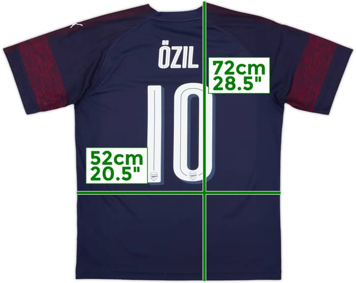 2018-19 Arsenal Away Shirt Ozil #10 - 8/10 - (L)