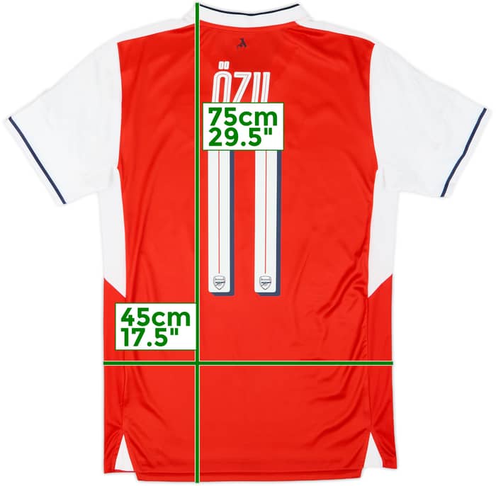 2016-17 Arsenal Home Shirt Ozil #11 - 10/10 - (S)