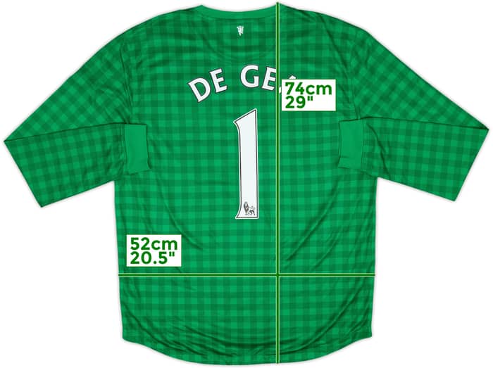 2012-13 Manchester United GK Shirt De Gea #1 - 8/10 - (L)