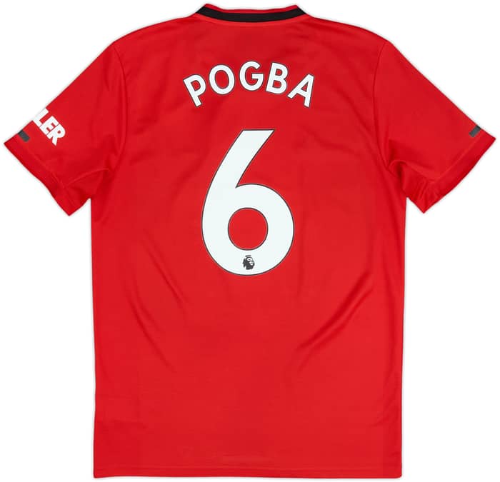 2019-20 Manchester United Home Shirt Pogba #6 - 7/10 - (M)