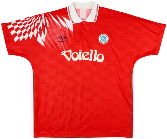 1991-93 Napoli Third Shirt - 8/10 - (XL)