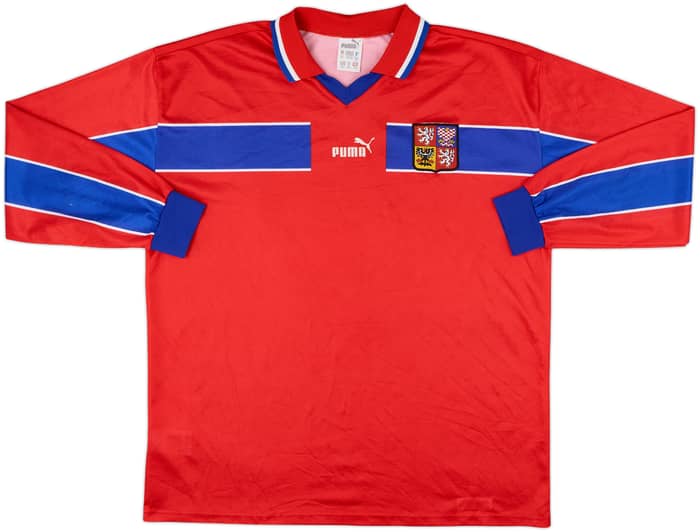 1998-00 Czech Republic Home L/S Shirt - 8/10 - (XL)