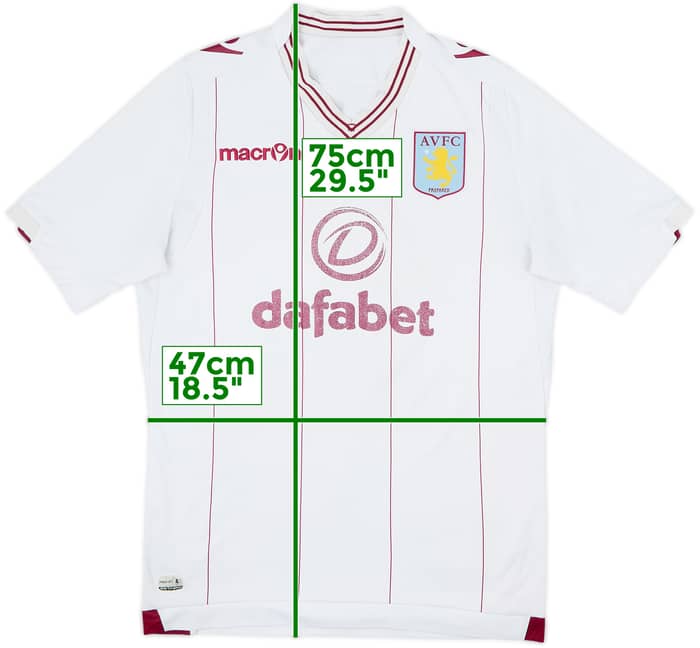 Camiseta de visitante del Aston Villa 2014-15 - 5/10 - (M)