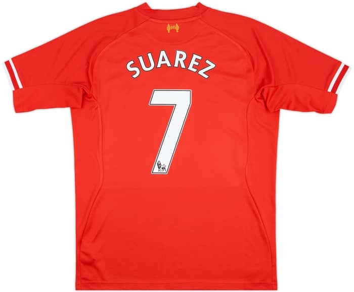 2013-14 Liverpool Home Shirt Suarez #7 - 6/10 - (L)