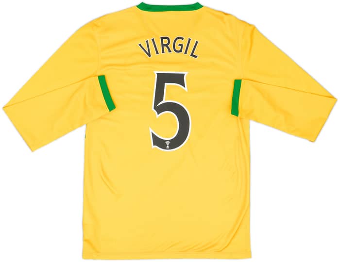 2013-14 Celtic Away L/S Shirt Virgil #5 - 9/10 - (S)