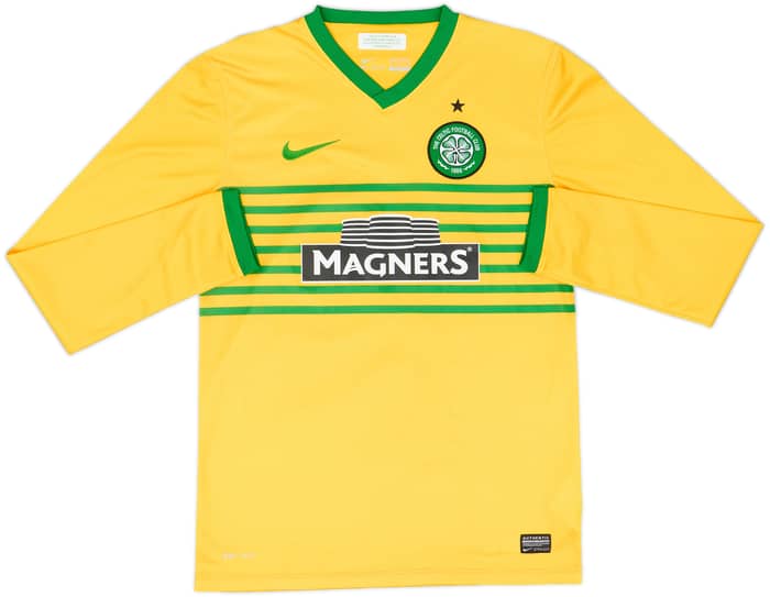 2013-14 Celtic Away L/S Shirt Virgil #5 - 9/10 - (S)