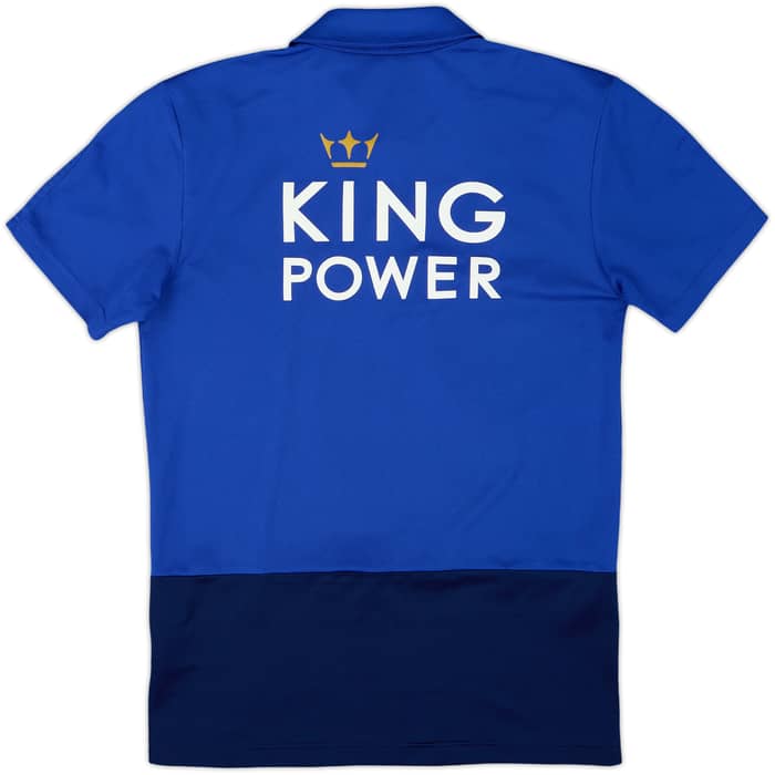 2017-18 Leicester City adidas Polo Shirt - 9/10 - (S)